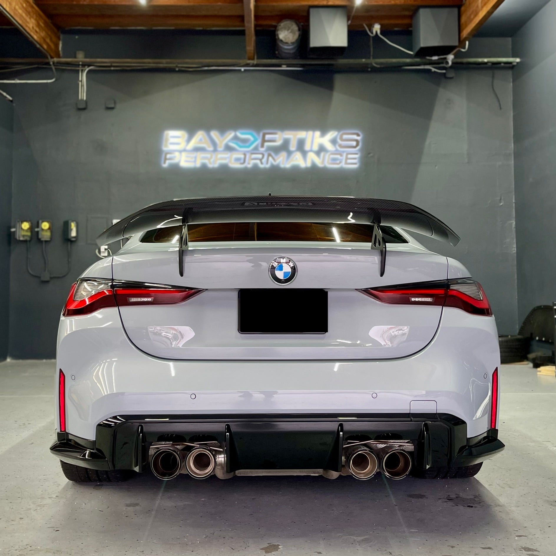 ADRO BMW Rear Wing Spoiler (G82 M4) | Swan Neck
